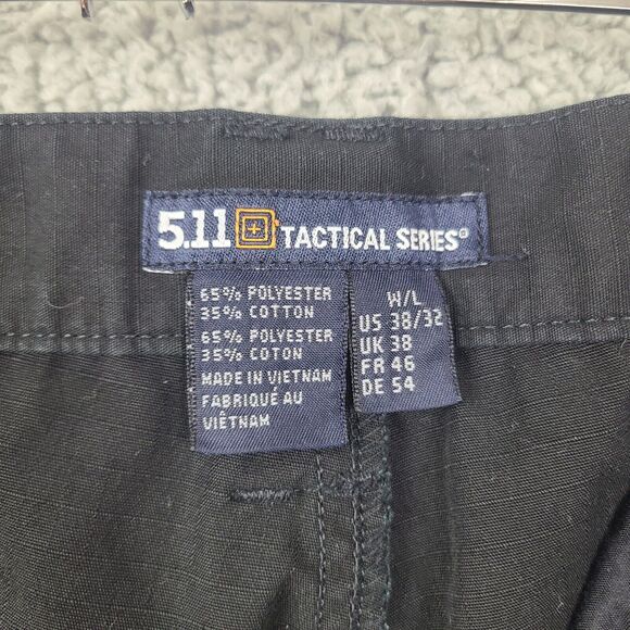 5.11 Men's TACLITE Pro Tactical Ripstop Pants Style 74273 Black 38 X 32 - Picture 5 of 7